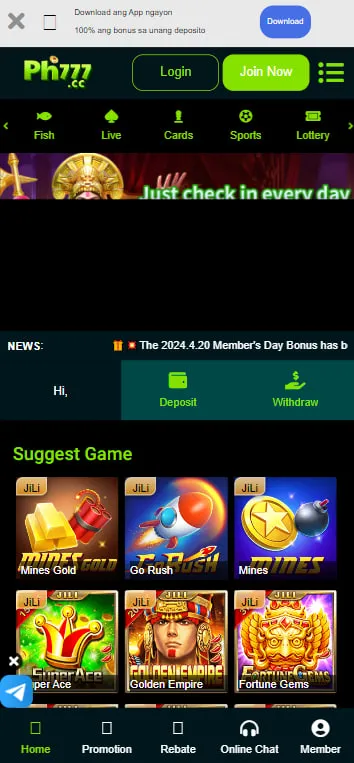 Download the Ph777 Casino App for Mobile