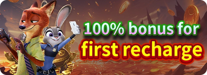 100% Bonus For First Recharge